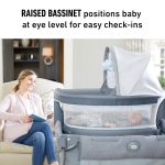 Graco Pack 'n Play Close2Baby Bassinet Playard Features Portable Bassinet Diaper Changer and More, Derby - Image 21