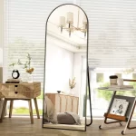 Metal Arch Full Length Mirror Floor Mirror Wall-Mounted - Image 9